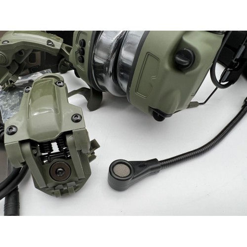 6TH GEN TACTICAL HEADSET тактическая гарнитура, звукосниматель и шумоподавление, активные в Воронеже