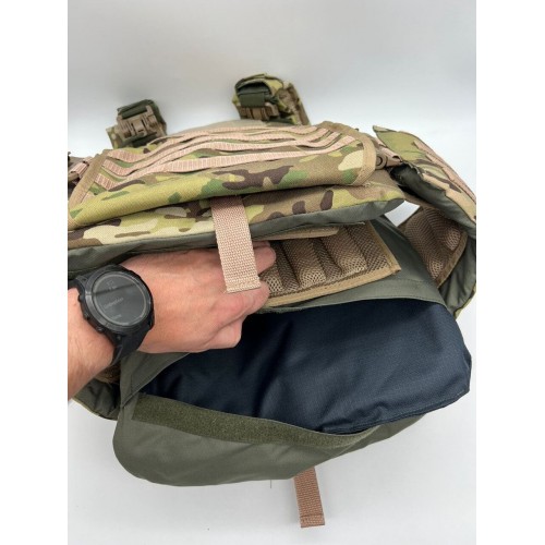 Бронежилет ЗАЩИТНИК в Воронеже с кевларовым баллистическим пакетом C2, капами и бронеплитами Бр5