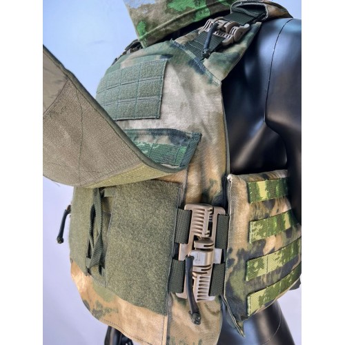 Бронежилет ЗАЩИТНИК в Воронеже с кевларовым баллистическим пакетом C2, капами и бронеплитами Бр5