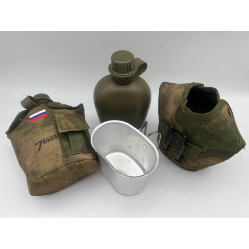 Фляга «7.62 RU» с супницей/котелком в чехле в Воронеже