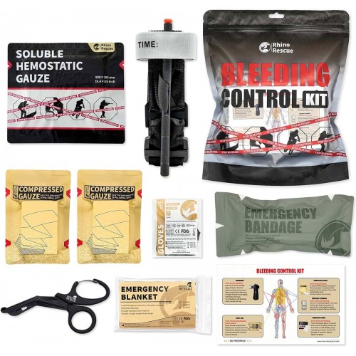Комплект для остановки кровотечений «Bleeding Control Kit» Rhino Rescue в Воронеже
