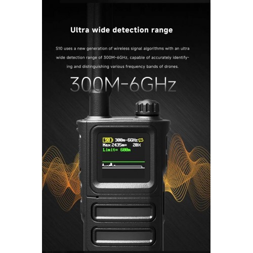 Детектор-обнаружитель дронов SKYDROID S-10 / «СОКОЛ 10» в Воронеже портативный всенаправленный