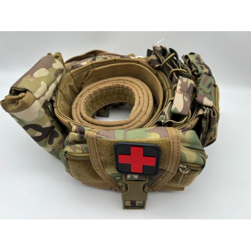 Пояс разгрузочный YAKEDA тактический с подсумками в Воронеже