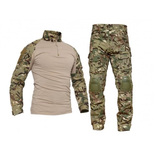 Костюм тактический с наколенниками и налокотниками камуфляжный MTP «Shark  Skin» в Воронеже