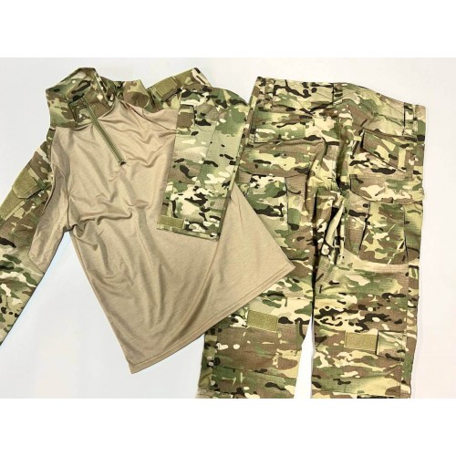 Костюм тактический с наколенниками и налокотниками камуфляжный MTP «Shark  Skin» в Воронеже