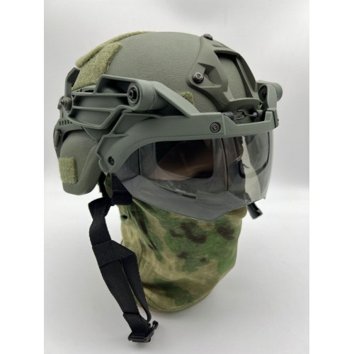 Откидные тактические нашлемные очки с креплением для шлема FAST/MICH/Ops-Core и другим моделям современных тактических шлемов в Воронеже