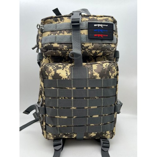 Рюкзак тактический 45 л пиксель/серый в Воронеже