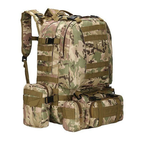Рюкзак тактический 55 л со съемными подсумками в Воронеже