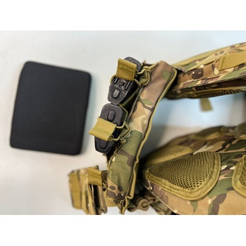 Жилет (плитник быстросъёмный/разгрузка) с возможностью установки боковых плит или боковых баллистических пакетов в Воронеже