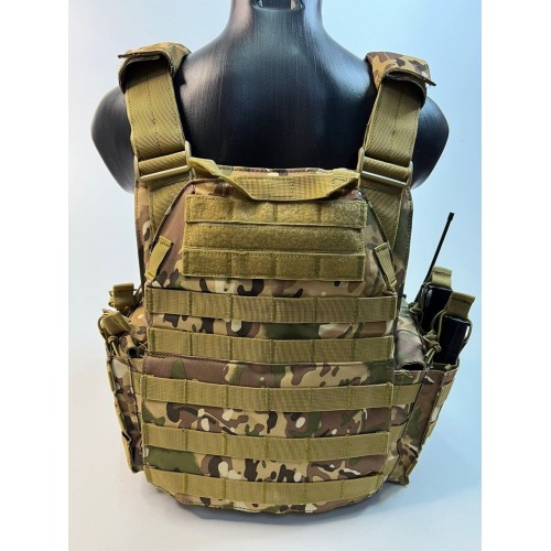 Жилет (плитник быстросъёмный/разгрузка) с возможностью установки боковых плит или боковых баллистических пакетов в Воронеже